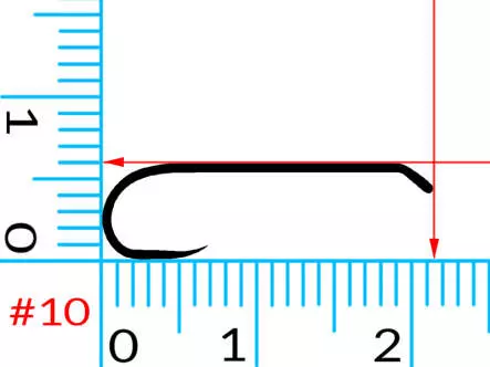 Hooks hotfly LONG SHANK UNIVERSAL barbless - 25 pc.