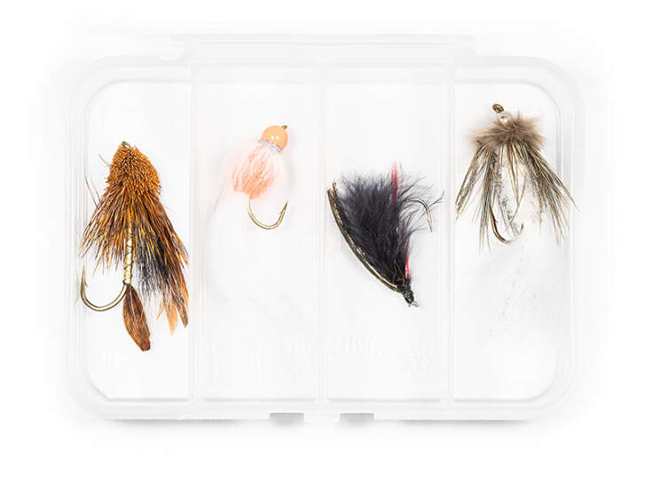 Selection STREAMERS CLASSIC V3 - 4 flies with box