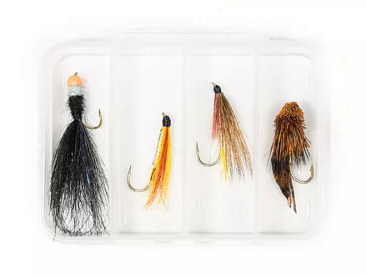 Selection STREAMERS CLASSIC V11 - 4 flies with box