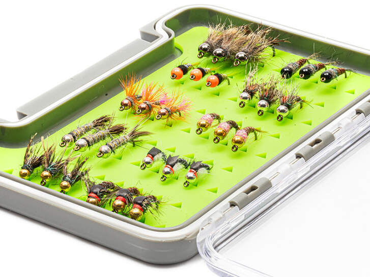 Selection TUNGSTEN NYMPHS EVERY DAY - 30 flies with box