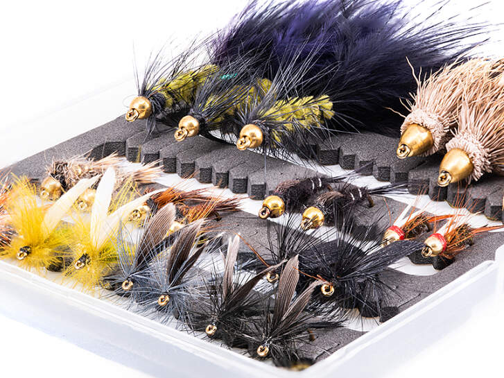 Flies selection TROUT STANDARD - 24 flies with box
