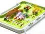 Flies selection hotfly TROUT STANDARD BL - 24 barbless flies with box