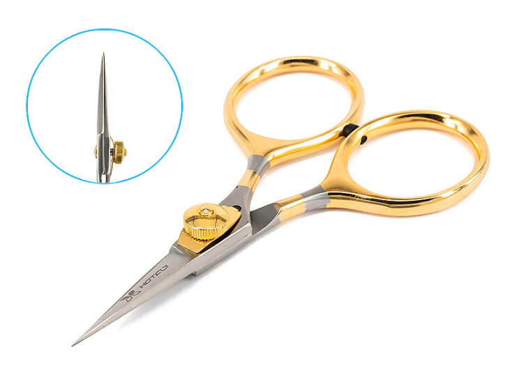 Scissors hotfly RAZOR GOLD STRAIGHT - small 4.00