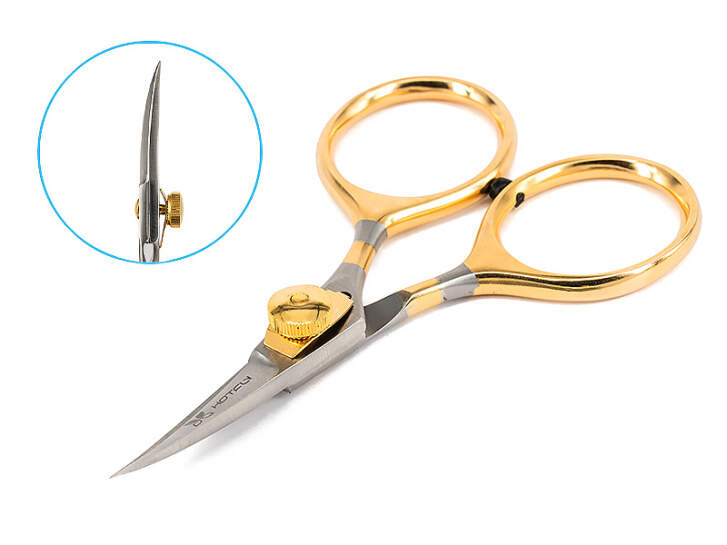 Scissors hotfly RAZOR GOLD CURVED - small 4.00