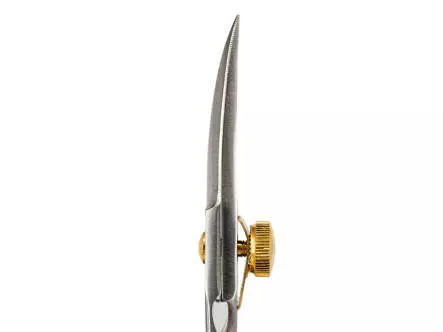 Scissors hotfly RAZOR GOLD CURVED - 4.00"