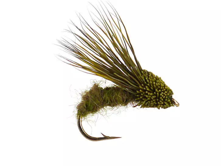 Deer Hair Emerger Sedge Olive V2