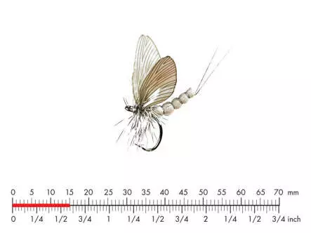 Mayfly Dun M3 Olive Grey 15mm