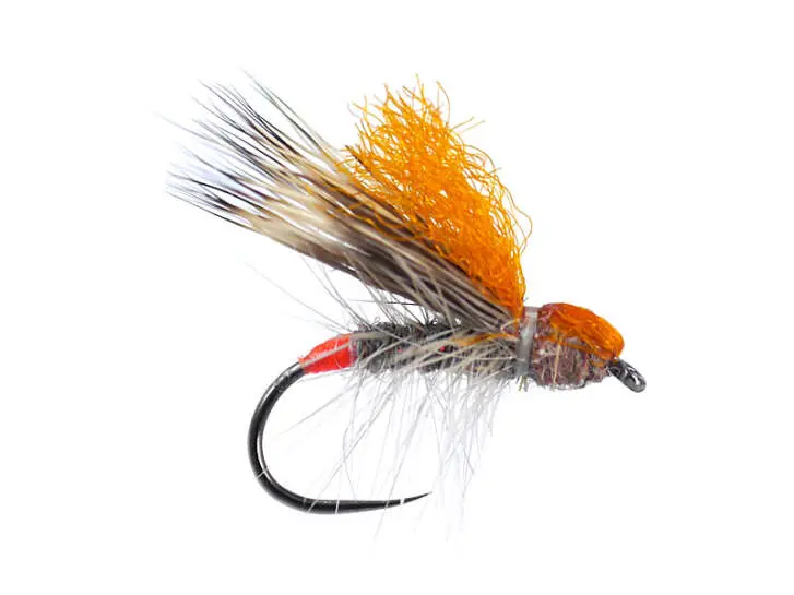 Orange High Viz Deer Hair Sedge BL