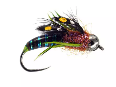 Dark Magic Glass Stonefly Nymph TG BL