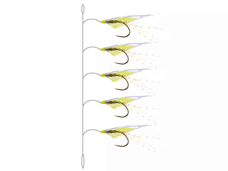 Perch Sabiki BLUE UV