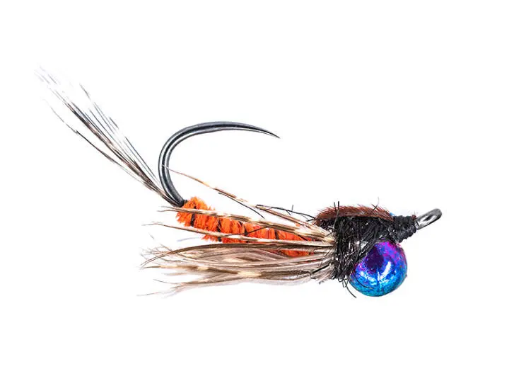 Classic Jig Off Mayfly Nymph TG BL Red