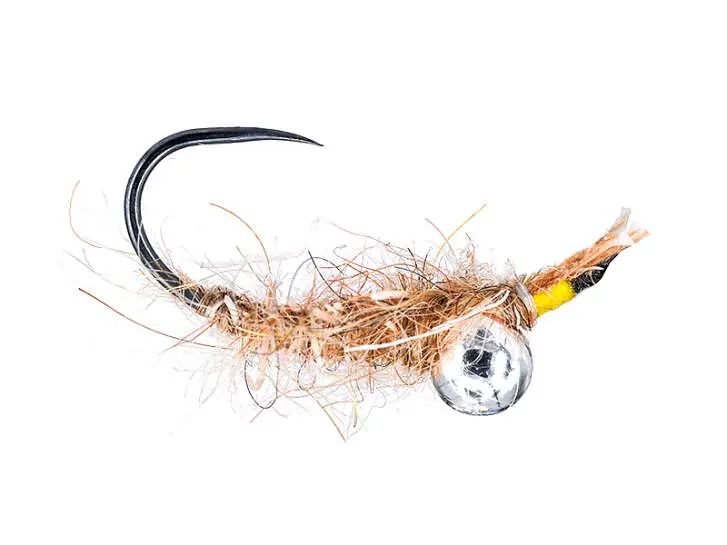 Natural Peeping Caddis Jig Off TG BL