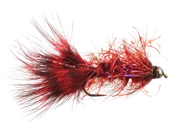 Grizzly Wooly Bugger Red 8