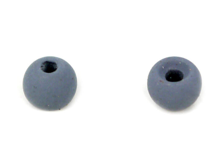 Tungsten beads - MATT GREY - 10 pc. - 3,0 mm