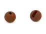 Tungsten beads slotted - MATT BROWN - 100 pc.