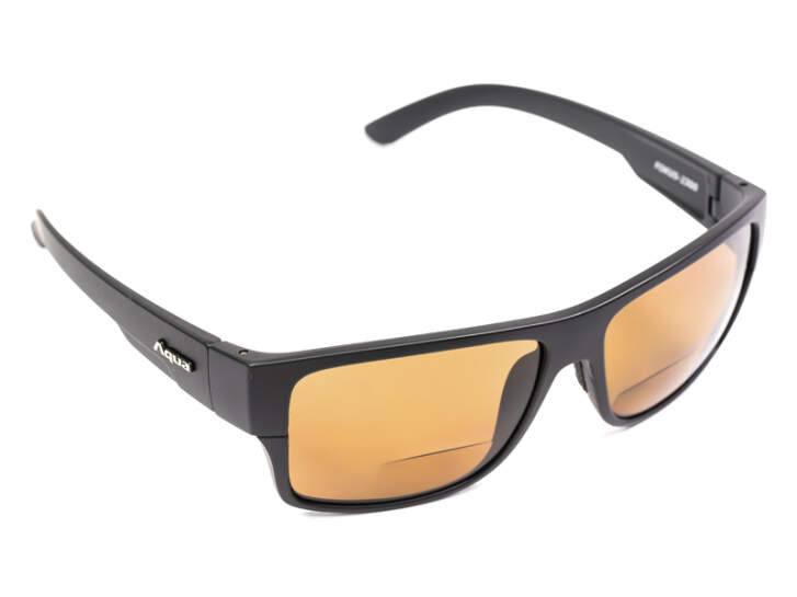 Polarized sunglasses FOKUS aqua - brown bifocal