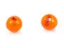 Tungsten beads slotted - METALLIC ORANGE - 100 pc. - 3,0 mm