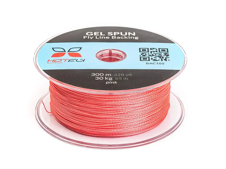 GEL SPUN BACKING hotfly - pink - 30 kg / 65 lb - 300 m