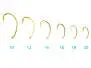 Hooks hotfly SHRIMP PUPA KLINKHAMER 1x fine - GOLD FINISH - 25 pc.