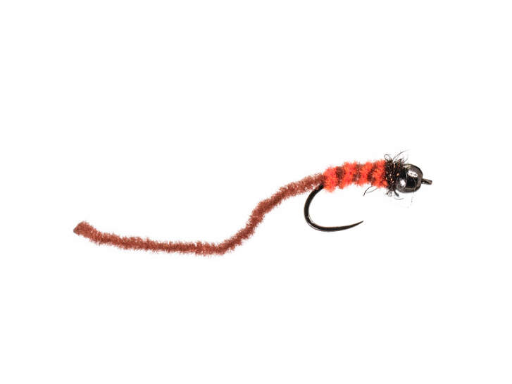 Simple Nano Chenille Worm TG Worm Red BL