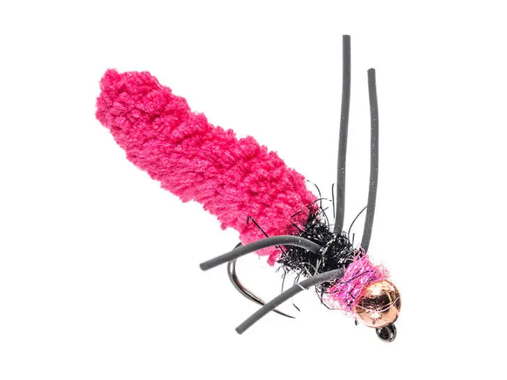 Jig Evo TG Rubber Leg Mop Fly Fluo Pink