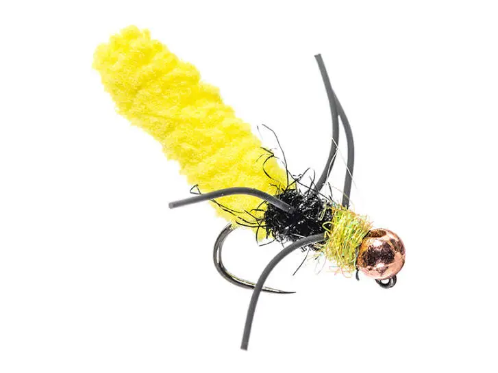 Jig Evo TG Rubber Leg Mop Fly Yellow