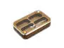 Fly box hotfly NUTLUX MIDGE 4 GLASS