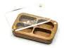 Fly box hotfly NUTLUX MIDGE 4 GLASS