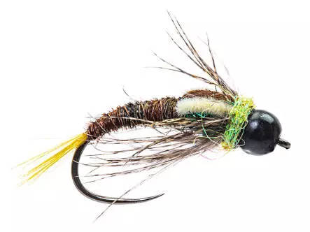 Natural Pheasant Tail Stonefly Nmph TG BL Lime