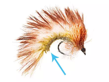 SYNTHETIC ZONKER STRIP hotfly - 1 pc. x 100 cm