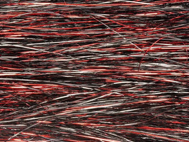 SOFTPULSE FIBERS EVO hotfly - 0,4 mm - 38 cm - black red