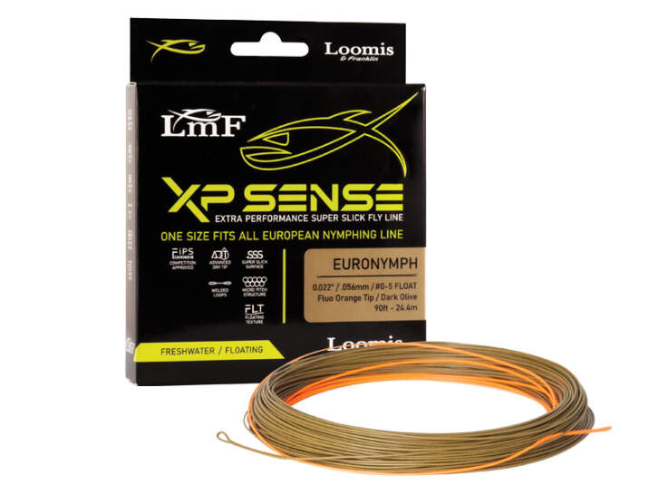 Fly line floating XP SENSE EURO NYMPH 0,56 mm lmf