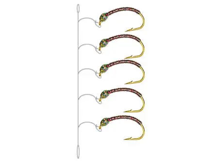 Coregonus line QUILL WRAP CLARET