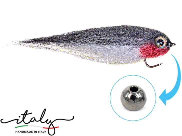 Weighted HP Minnow Streamer BWR BL