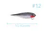 Weighted HP Minnow Streamer BWR BL 12