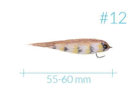Weighted HP Minnow Streamer Baitfish V2 BL