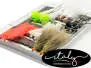 Flies selection hotfly LAKE ESSENTIAL V1 - 12 barbless flies with box