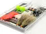 Flies selection hotfly LAKE ESSENTIAL V1 - 12 barbless flies with box