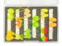 Flies selection hotfly LAKE PLUS V2 - 18 barbless flies with box