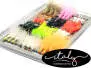 Flies selection hotfly LAKE EVOLUTION V1 - 36 barbless flies with box