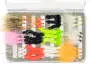 Flies selection hotfly LAKE EVOLUTION V1 - 36 barbless flies with box