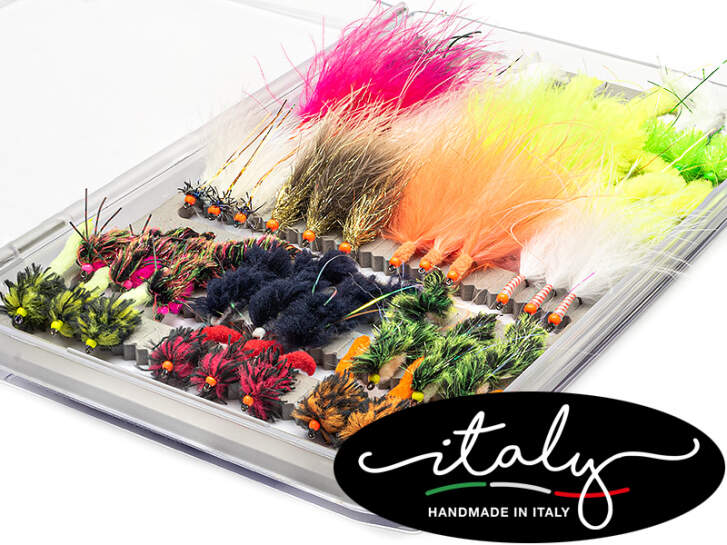 Flies selection hotfly LAKE COMPLETE V1 - 54 barbless...