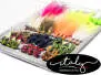 Flies selection hotfly LAKE COMPLETE V1 - 54 barbless flies with box