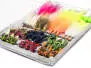 Flies selection hotfly LAKE COMPLETE V1 - 54 barbless flies with box