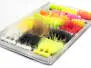 Flies selection hotfly LAKE COMPLETE V3 - 54 barbless flies with box
