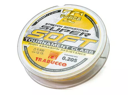 Monofil nylon trabucco SUPER SOFT T-FORCE - 200 m