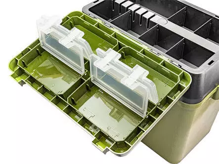 Combi FISHING SEAT & TACKLE BOX with should strap camor