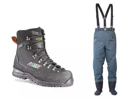 Wading kit ALPINE DIVER V3 SHORT + CREEK DARK V2