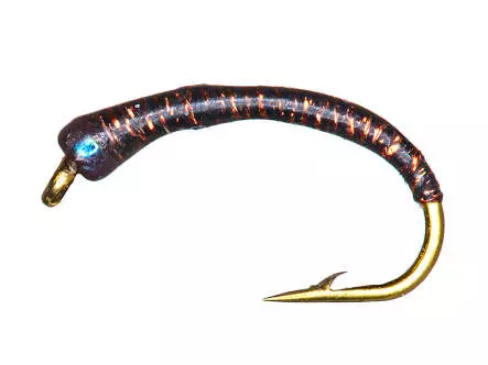 Coregonus line GLITTER COPPER MINIBEAD