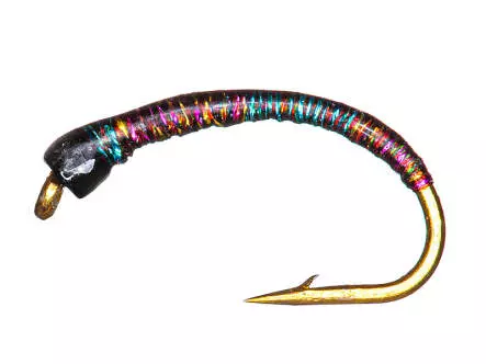 Coregonus line GLITTER RAINBOW MINIBEAD